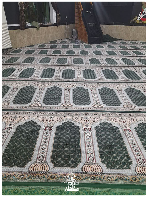 فرش محرابی مسجد موسی ابن جعفر